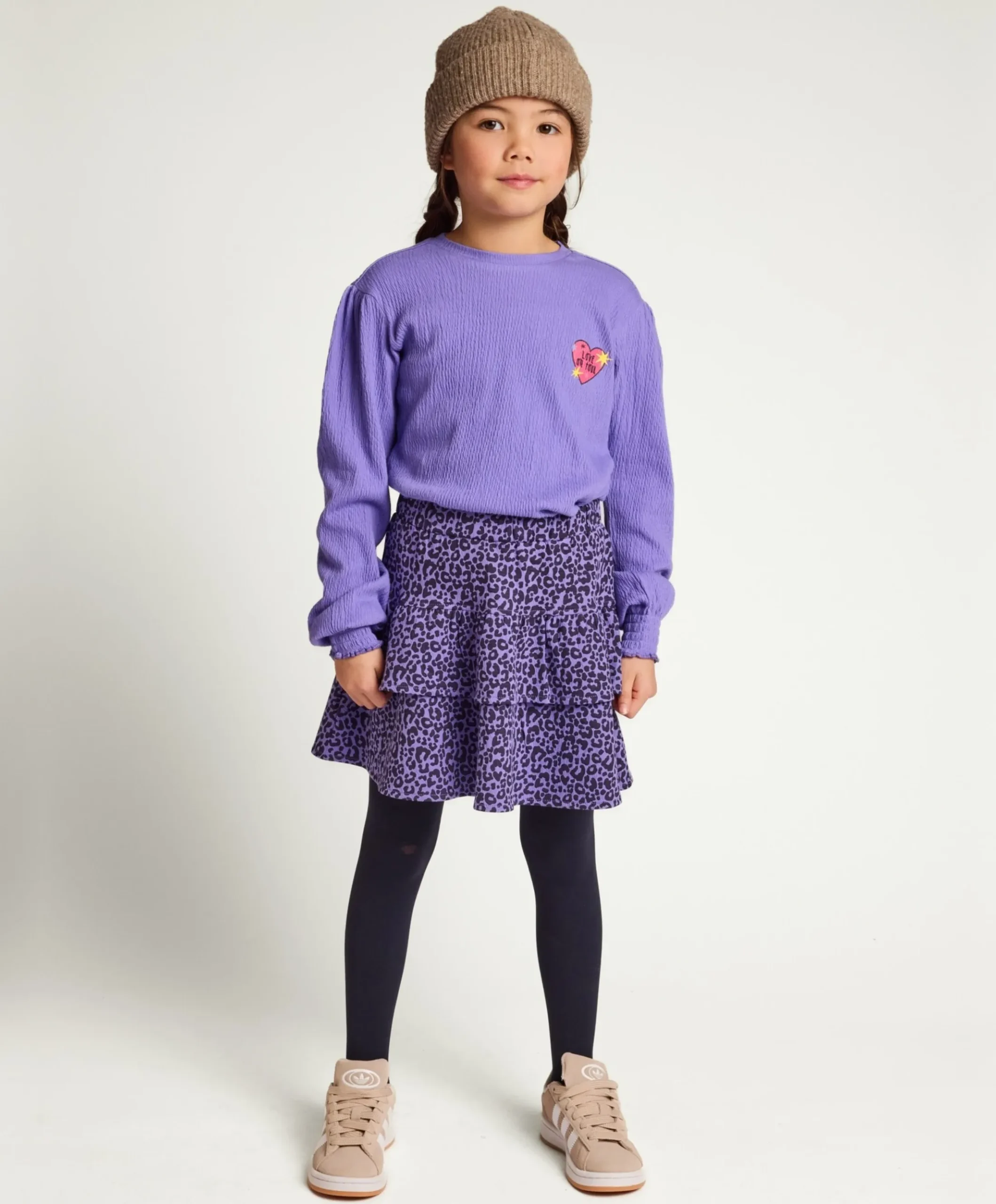 Meisjes longsleeve paars