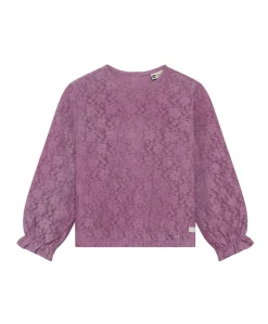 Meisjes longsleeve paars