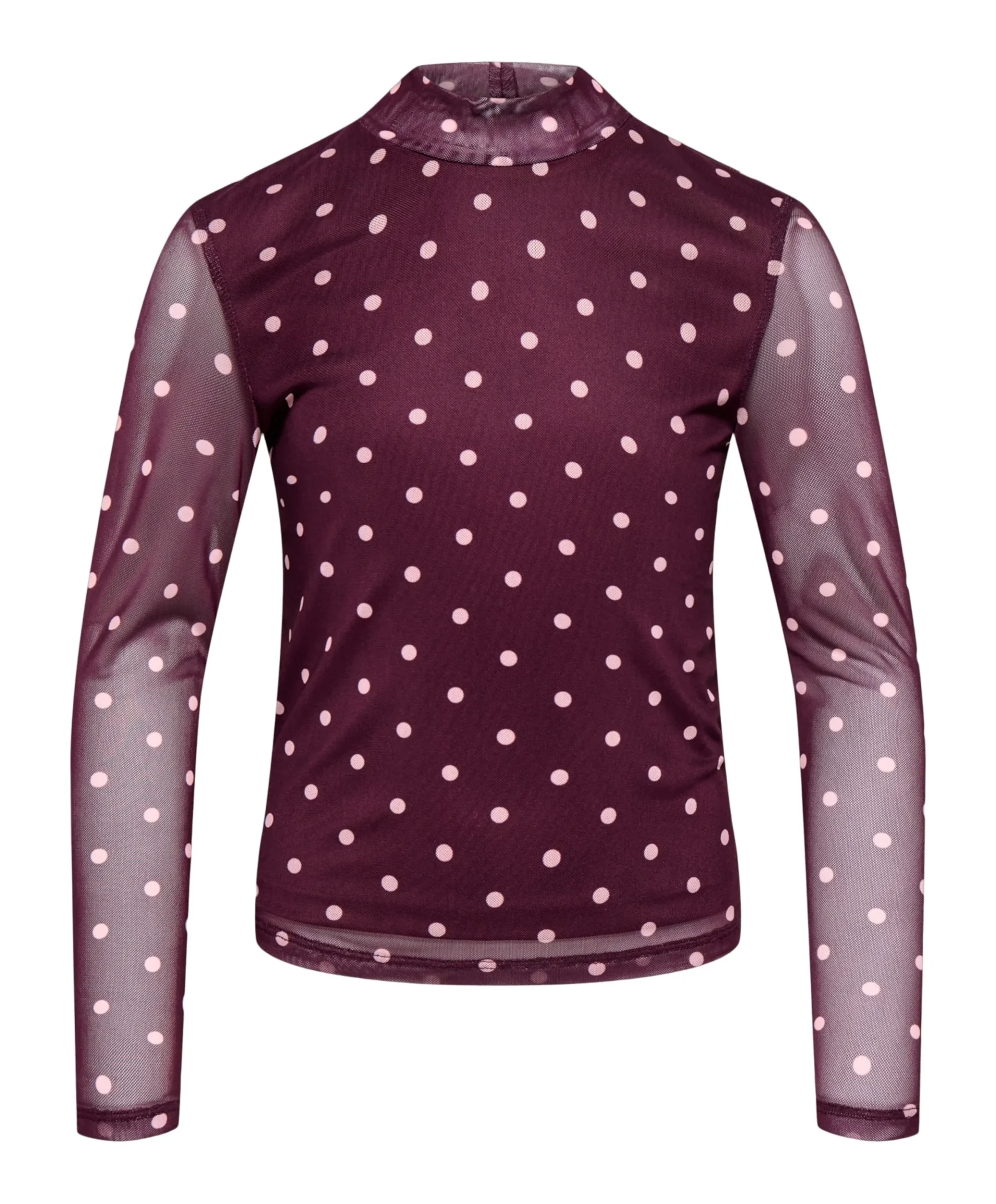 Meisjes longsleeve rood