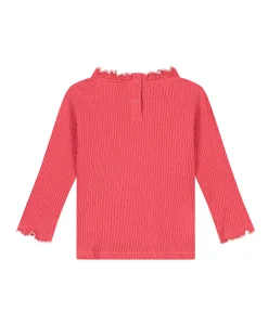 Meisjes longsleeve rood