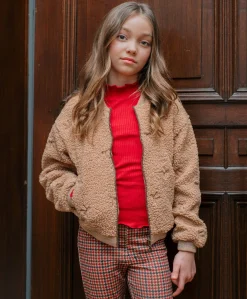 Meisjes longsleeve rood