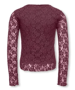Meisjes longsleeve rood