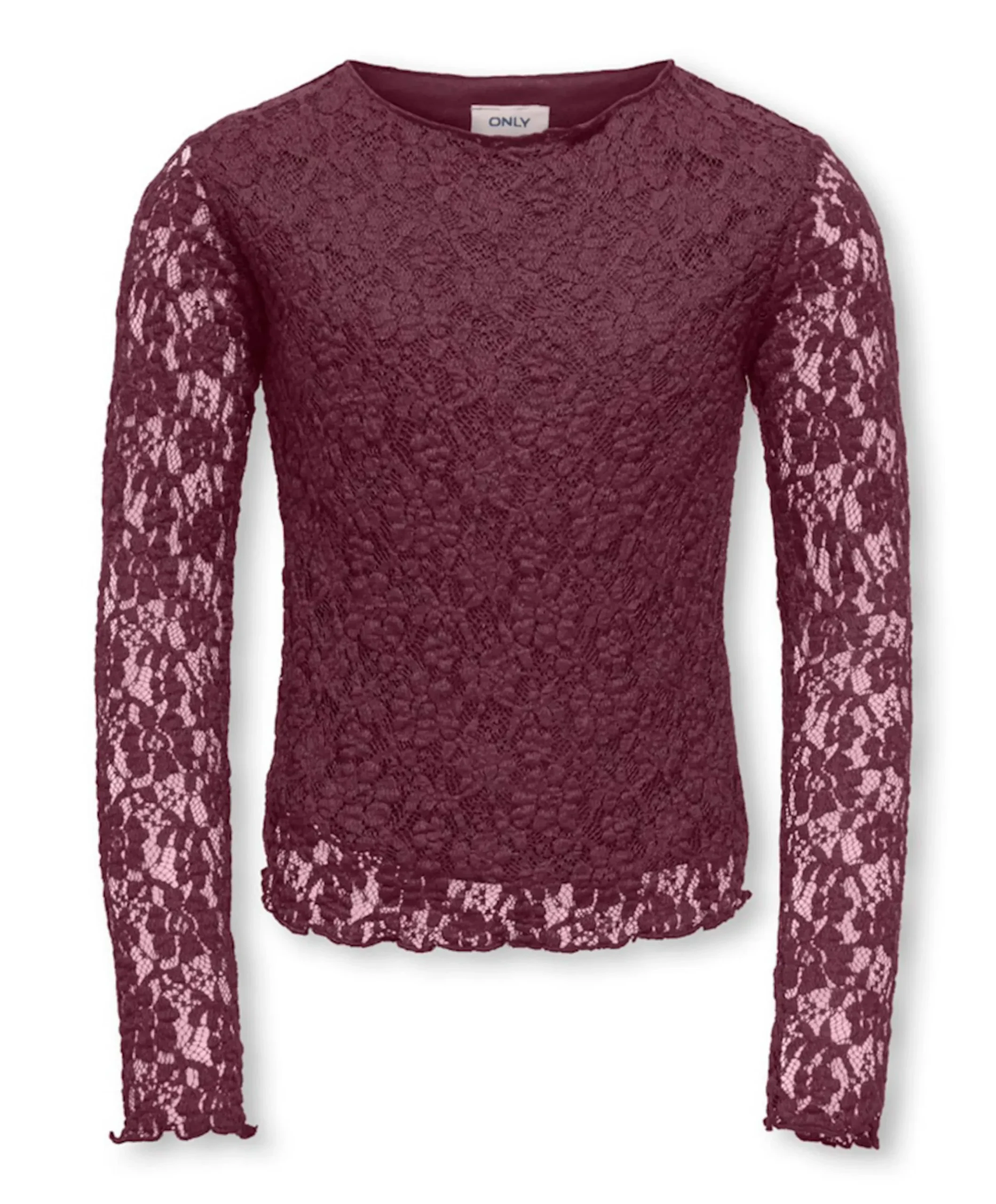 Meisjes longsleeve rood