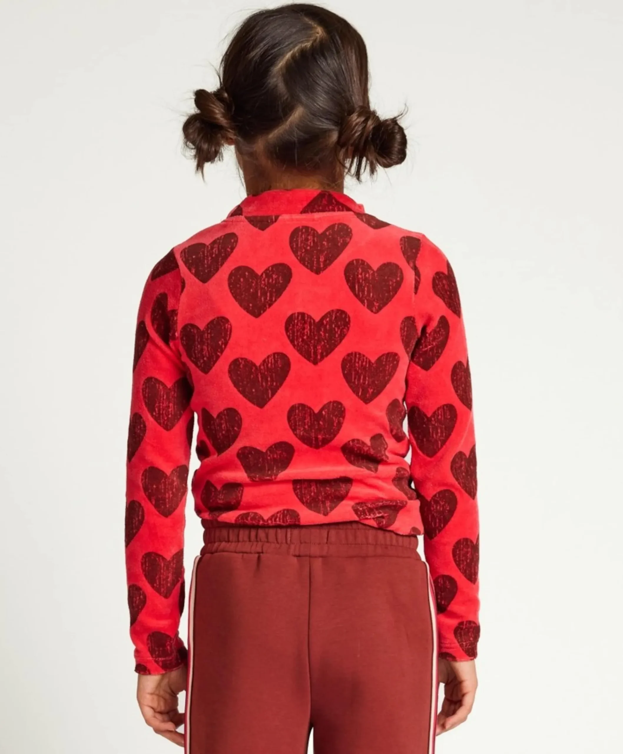 Meisjes longsleeve rood