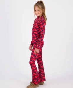 Meisjes longsleeve rood