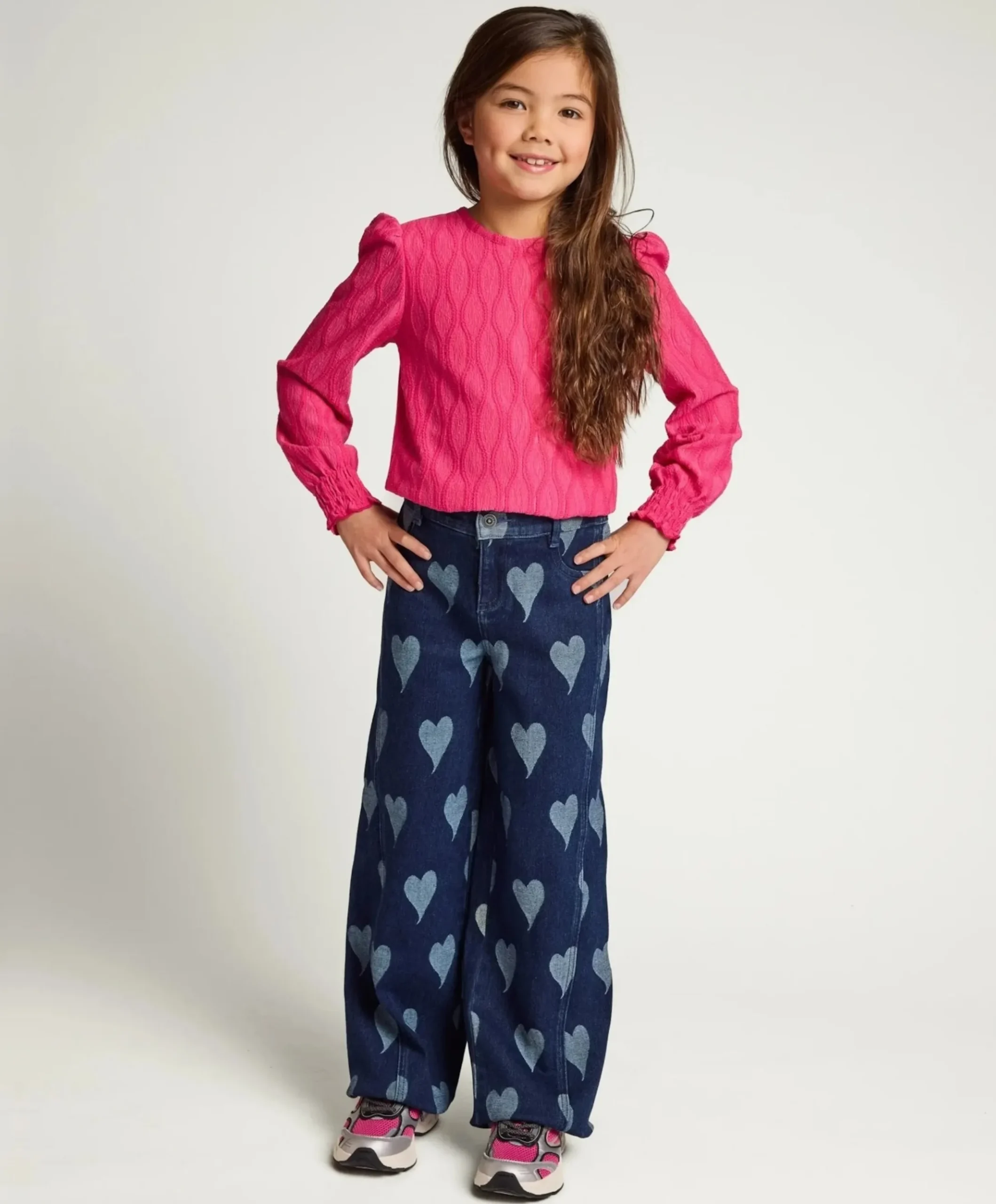 Meisjes longsleeve roze
