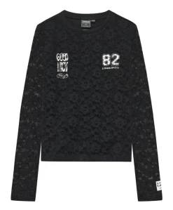 Meisjes longsleeve zwart
