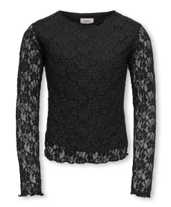 Meisjes longsleeve zwart
