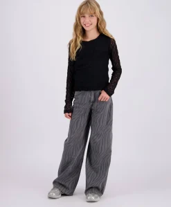 Meisjes longsleeve zwart