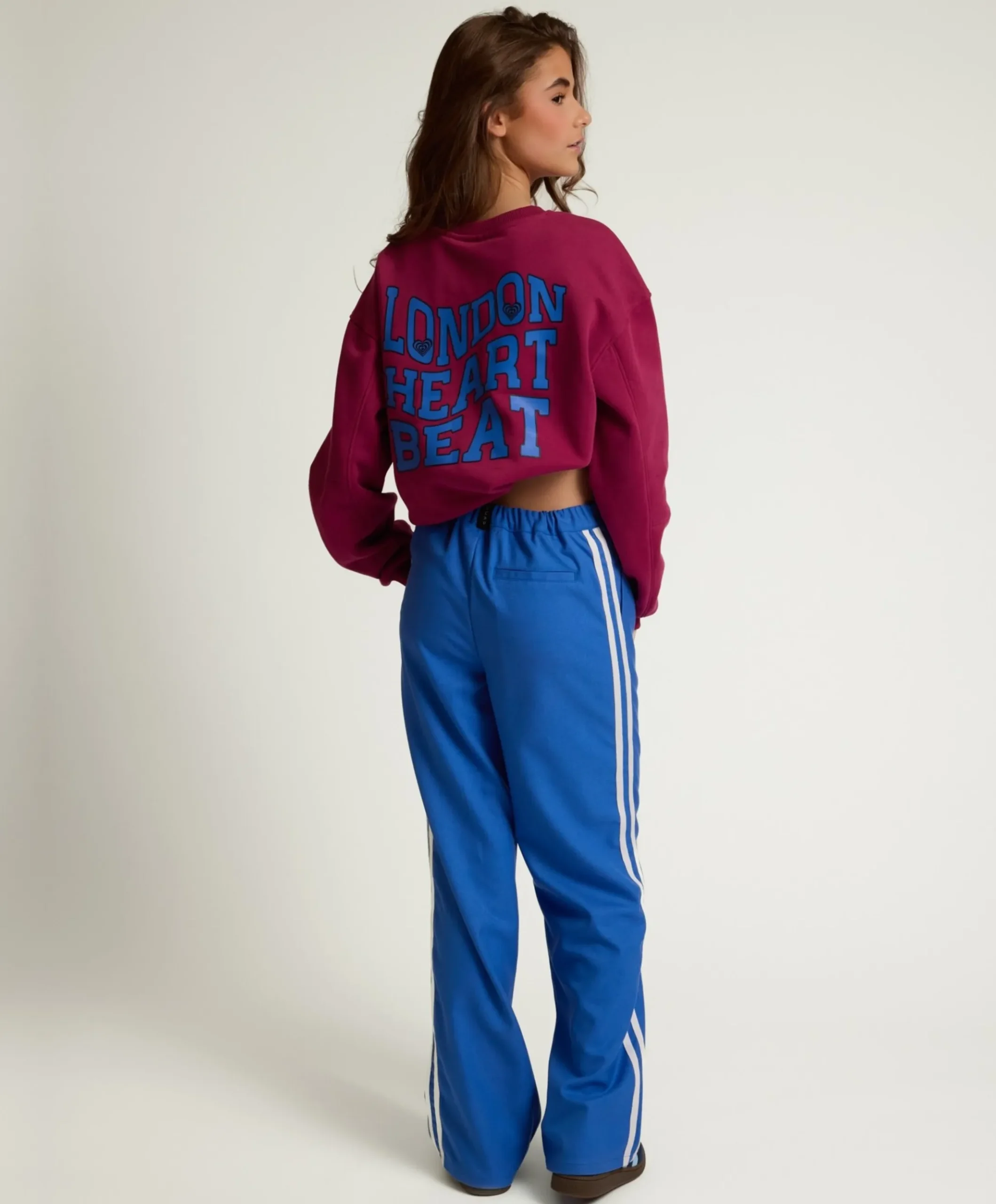 meisjes pantalon blauw
