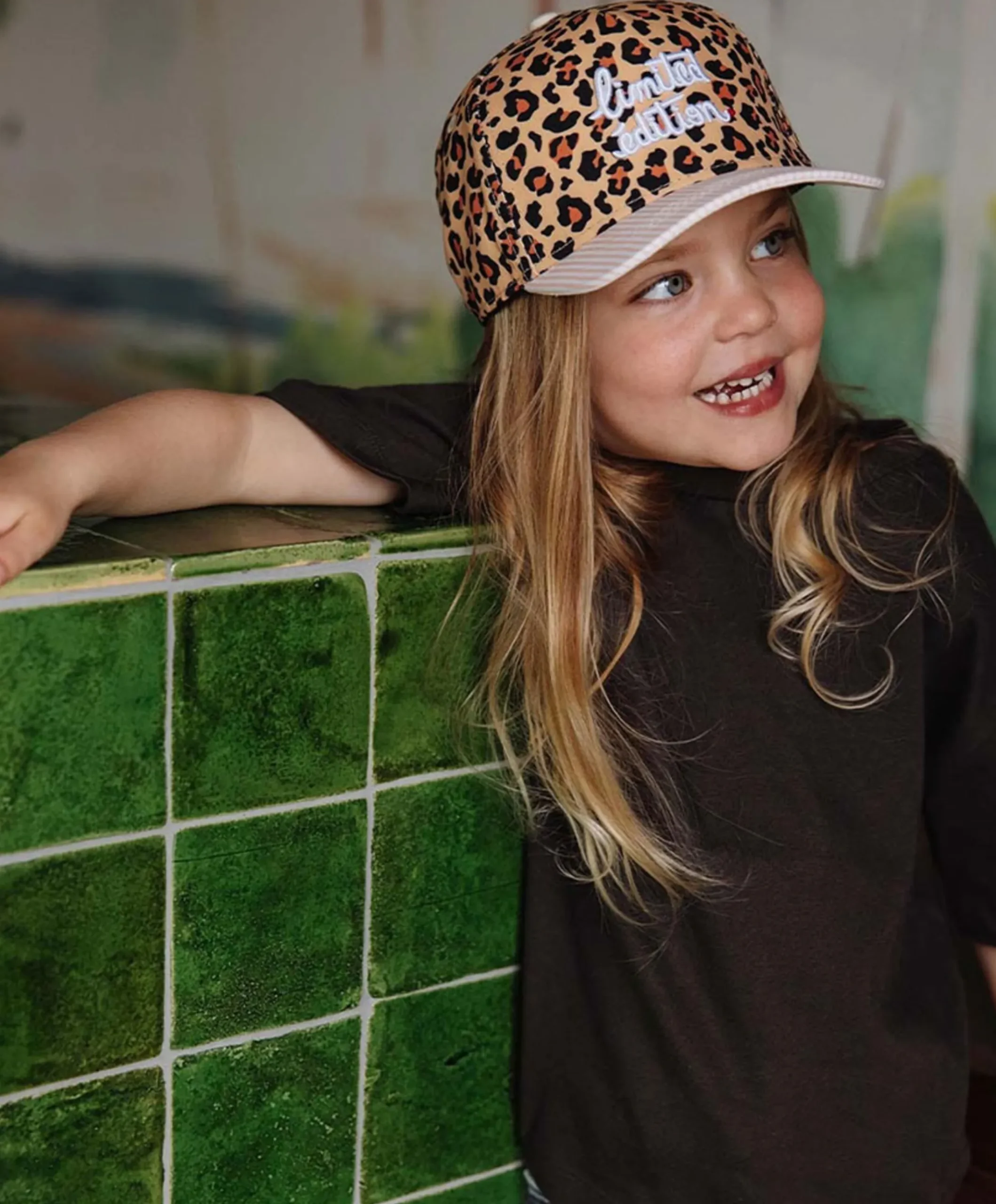 Meisjes pet bruin