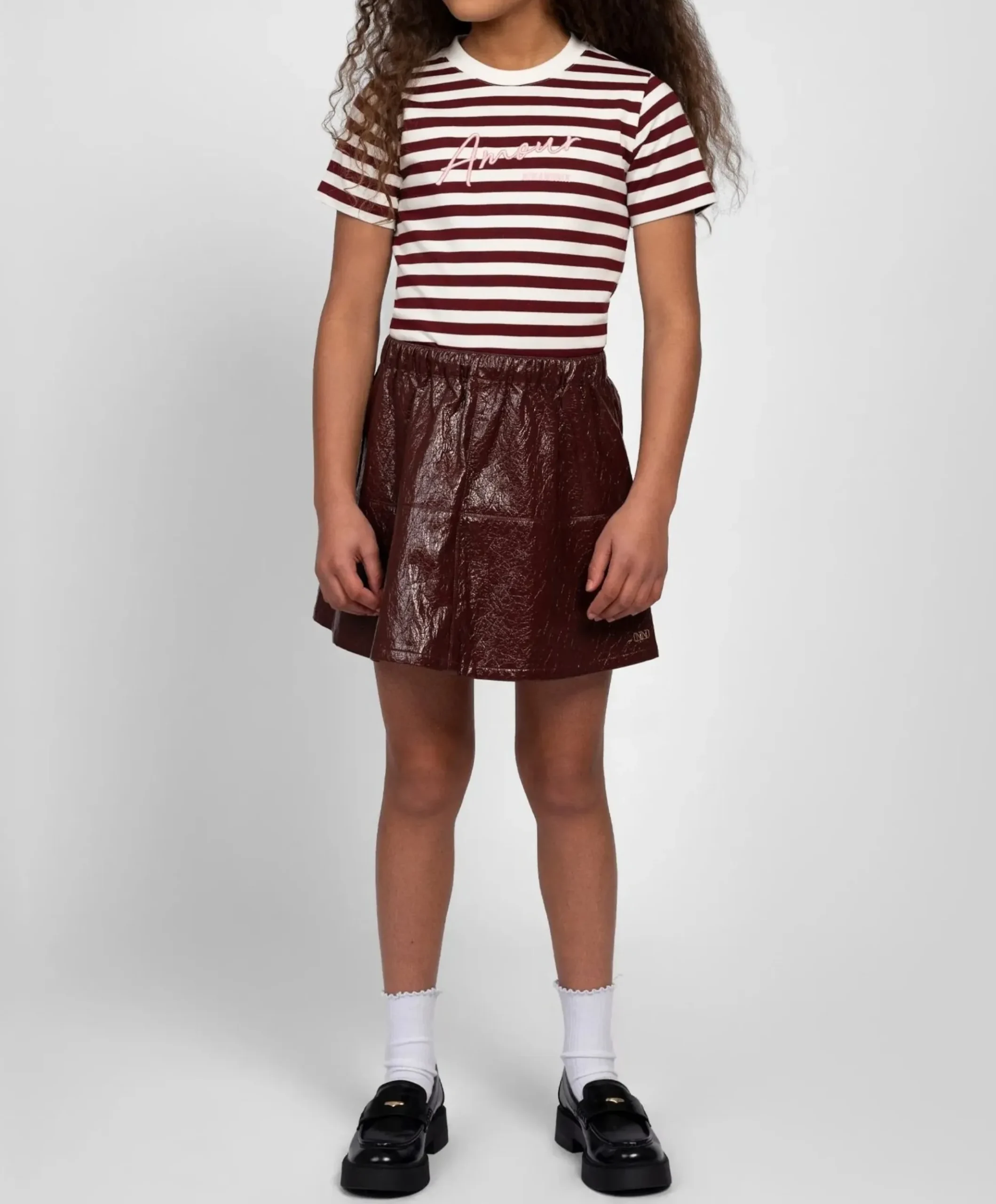 Meisjes rok bordeaux