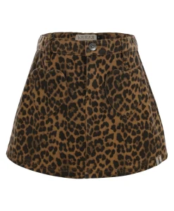 Meisjes rok bruin