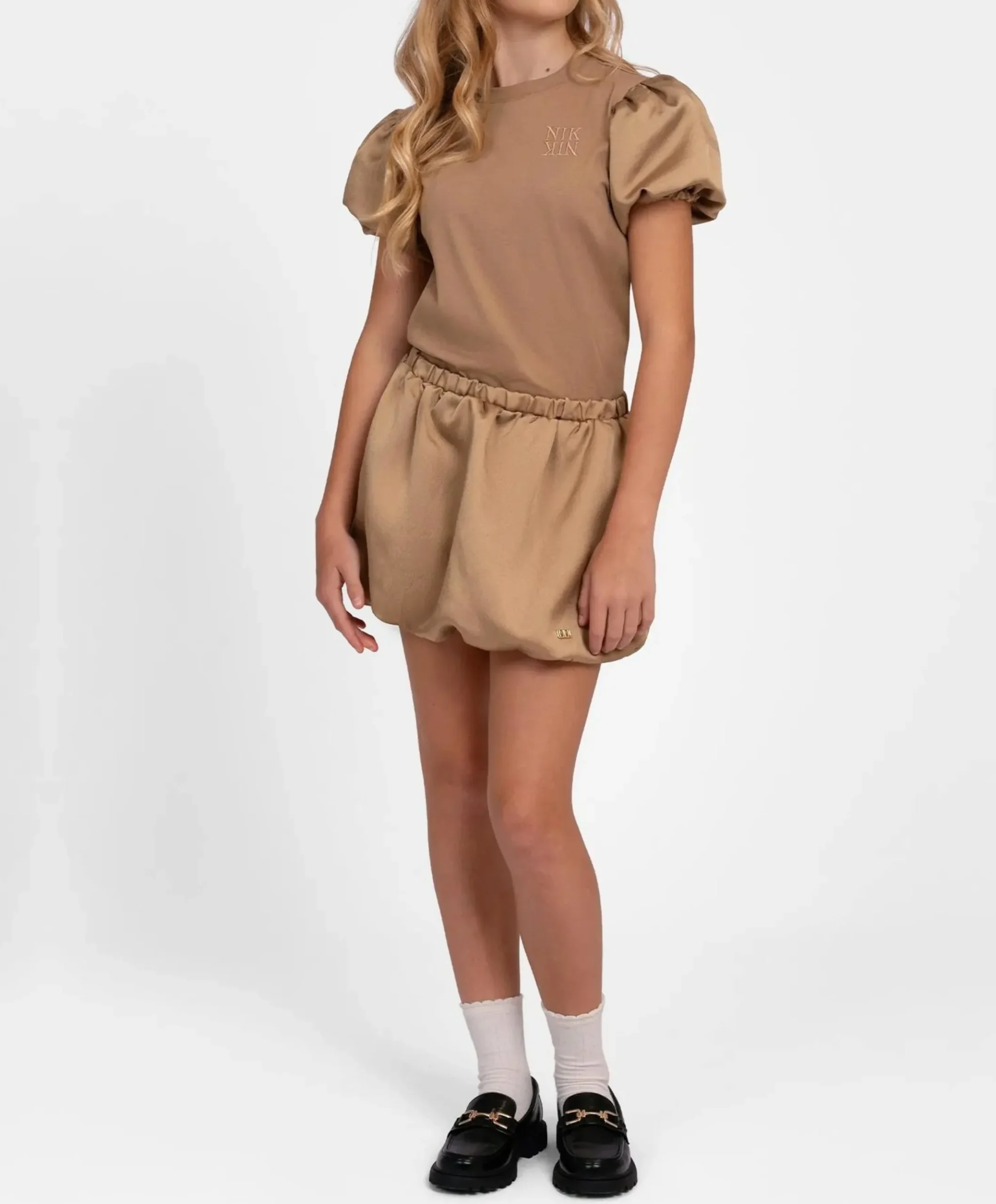 Meisjes rok bruin