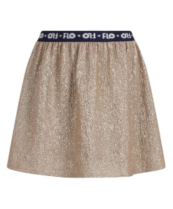 Meisjes rok goud