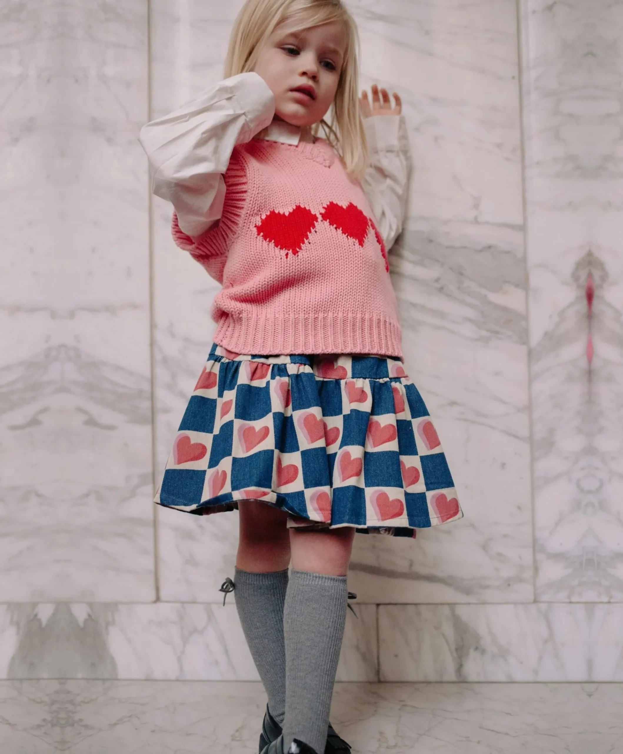 Meisjes rok roze