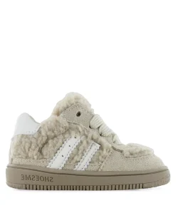 meisjes sneakers beige