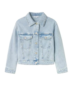 Meisjes spijkerjas blauw