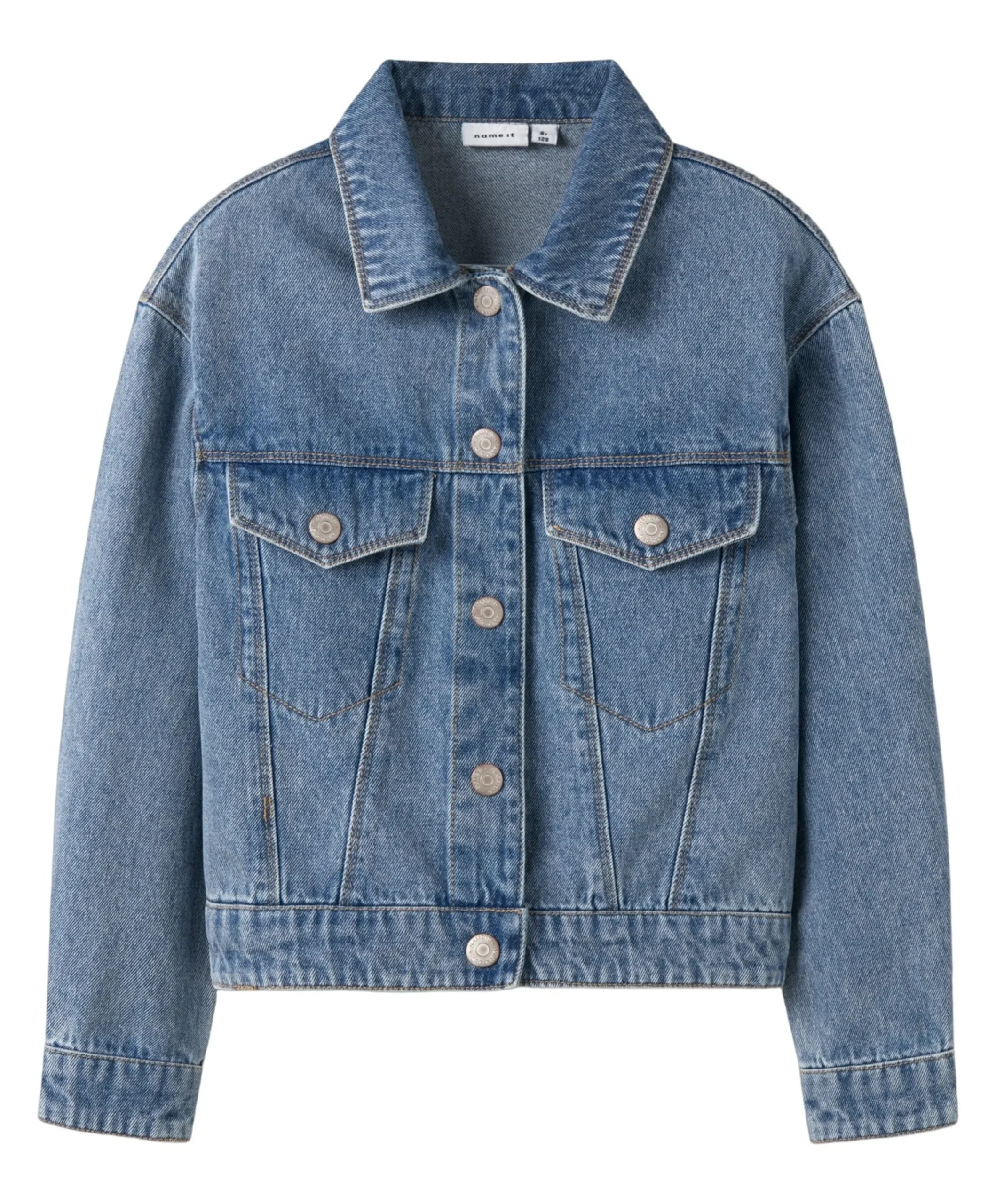 Meisjes spijkerjas blauw