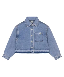 Meisjes spijkerjas blauw
