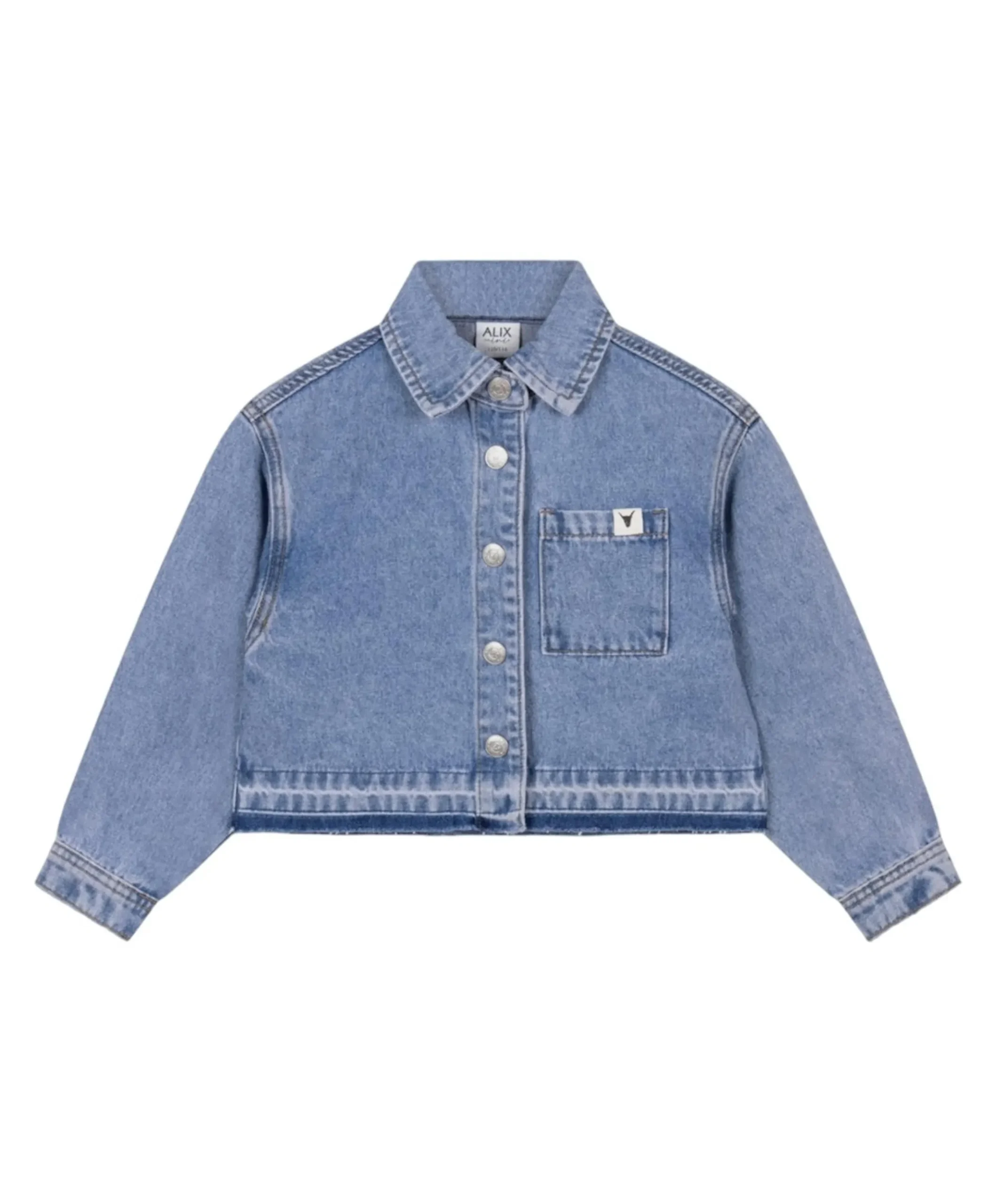 Meisjes spijkerjas blauw