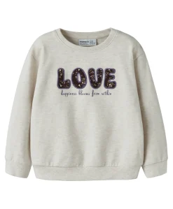 Meisjes sweater beige