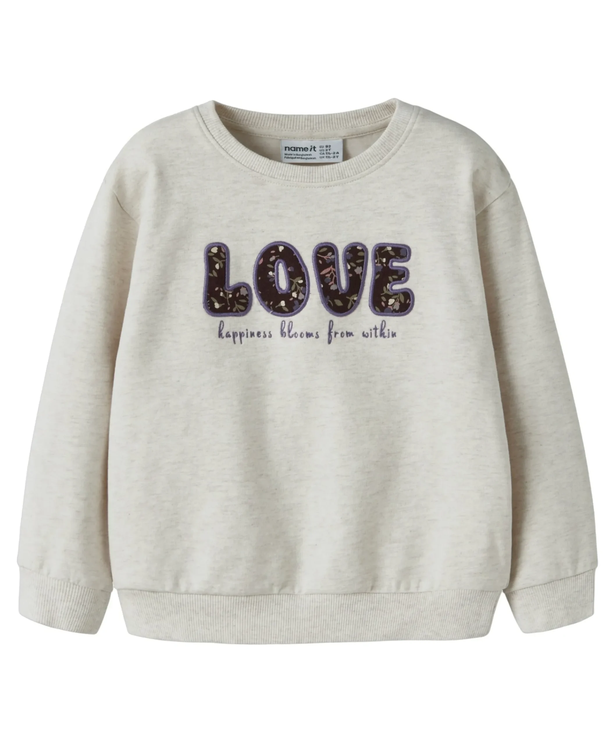 Meisjes sweater beige