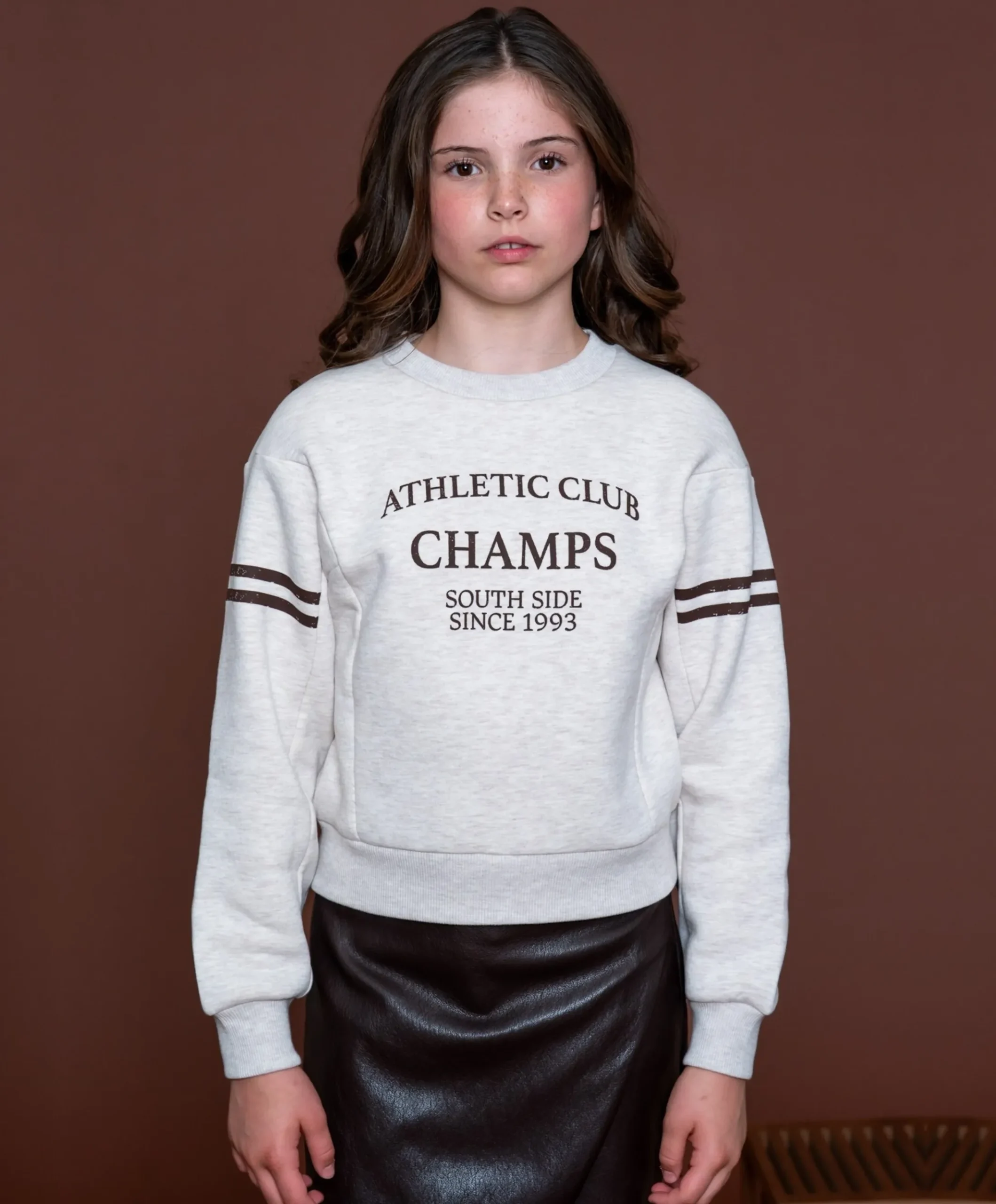 Meisjes sweater beige
