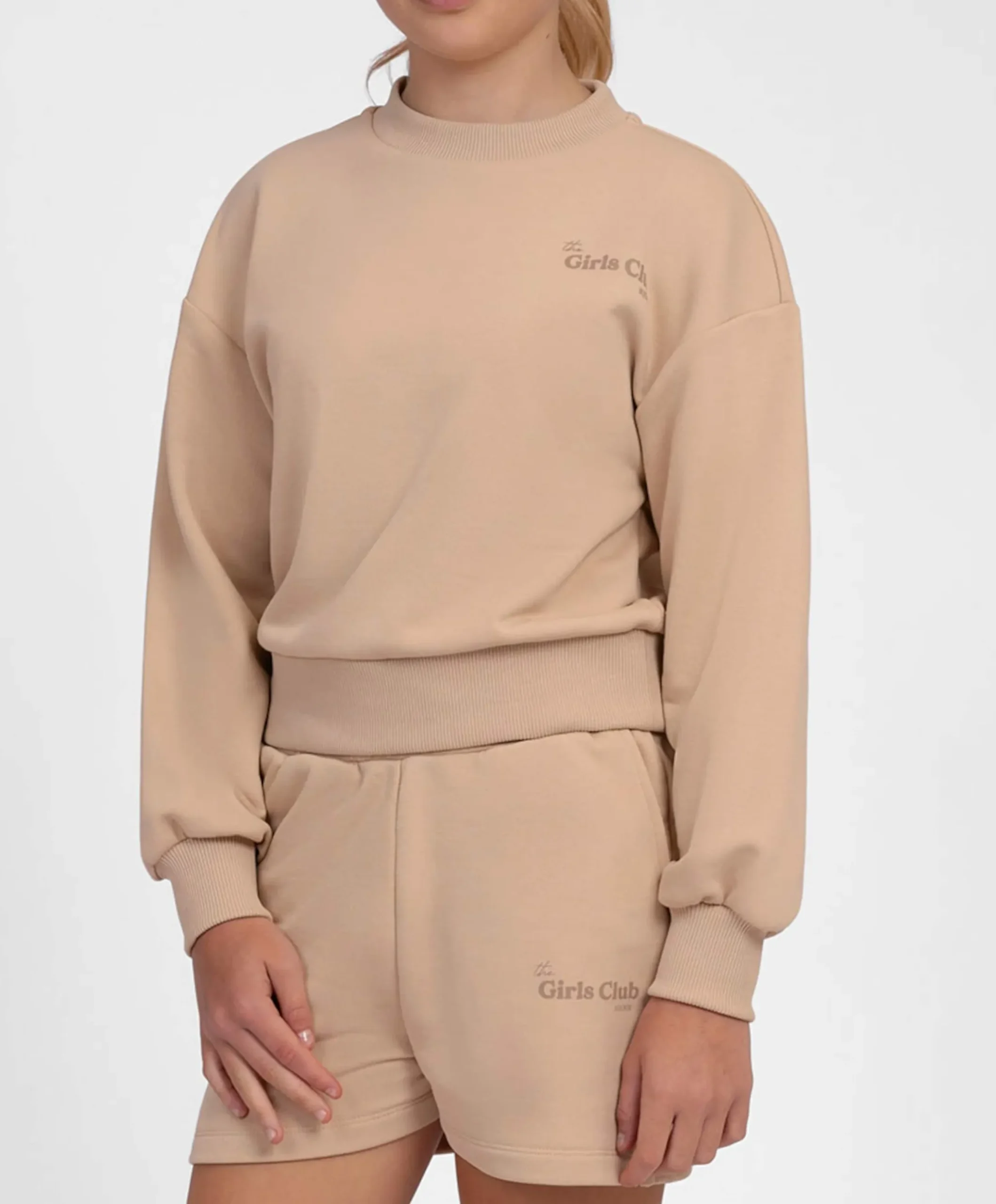 Meisjes sweater beige