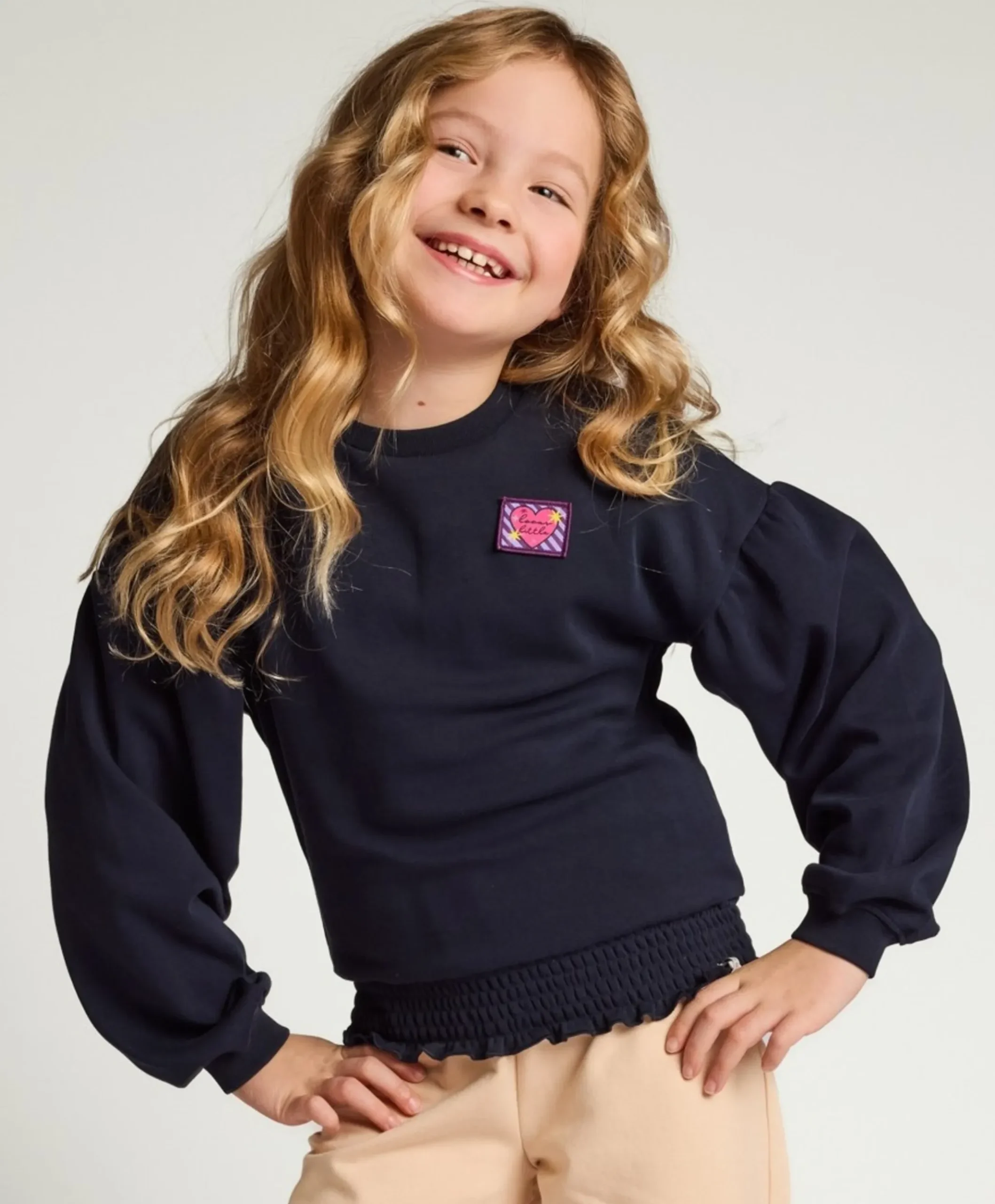 Meisjes sweater blauw