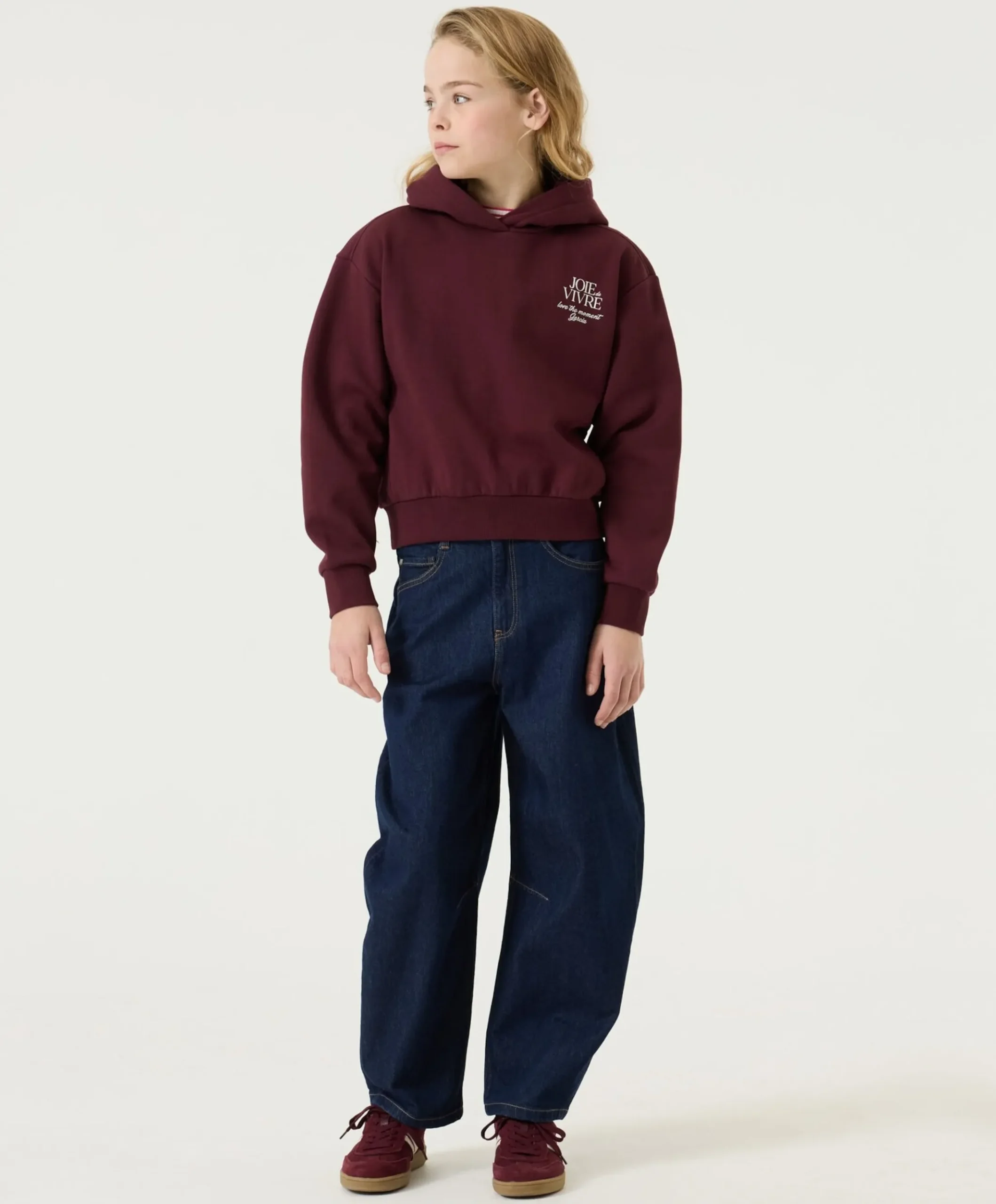 Meisjes sweater bordeaux