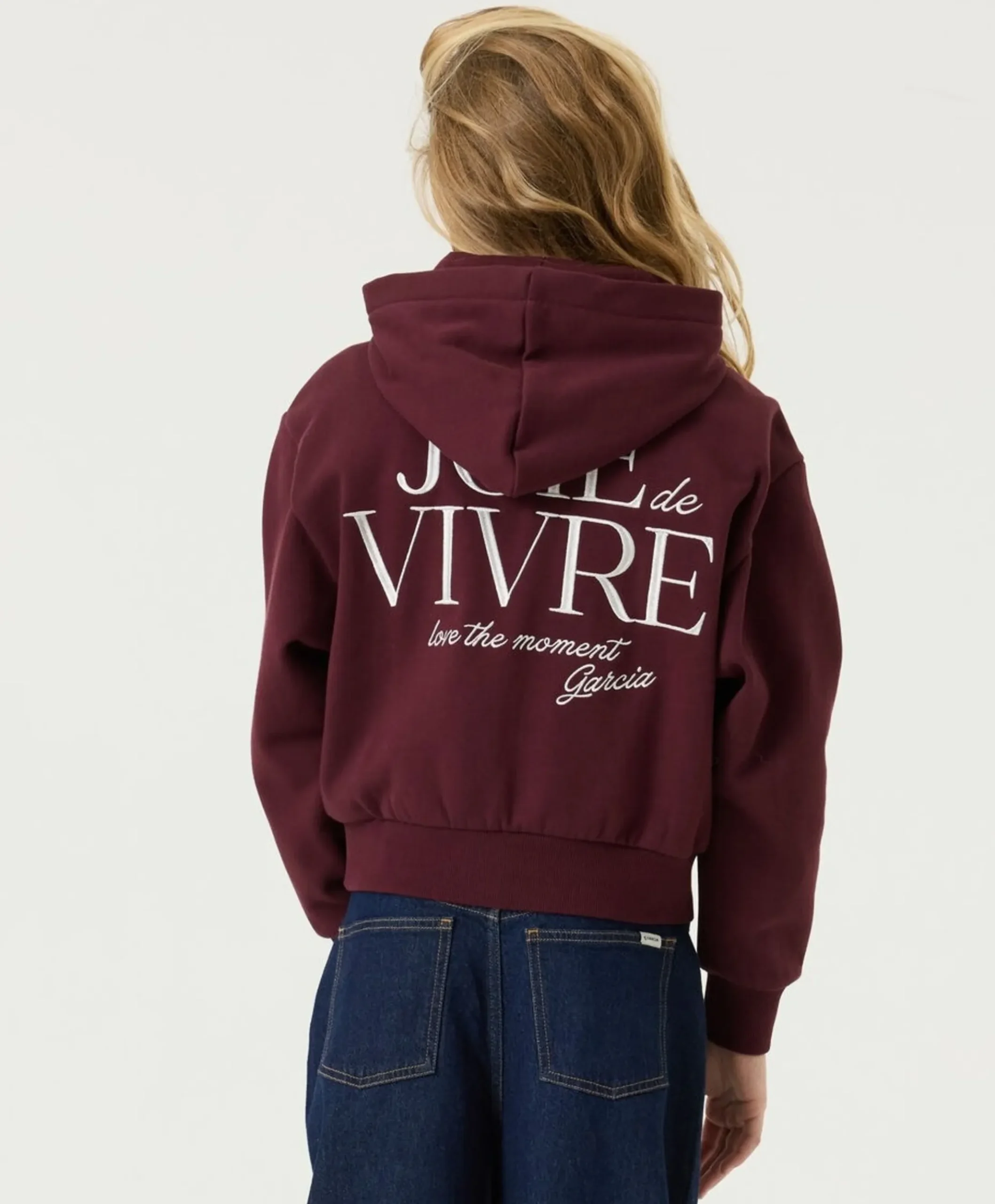Meisjes sweater bordeaux