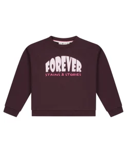 Meisjes sweater bordeaux