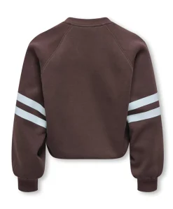 Meisjes sweater bruin
