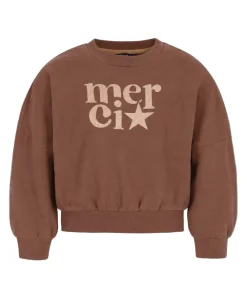 Meisjes sweater bruin