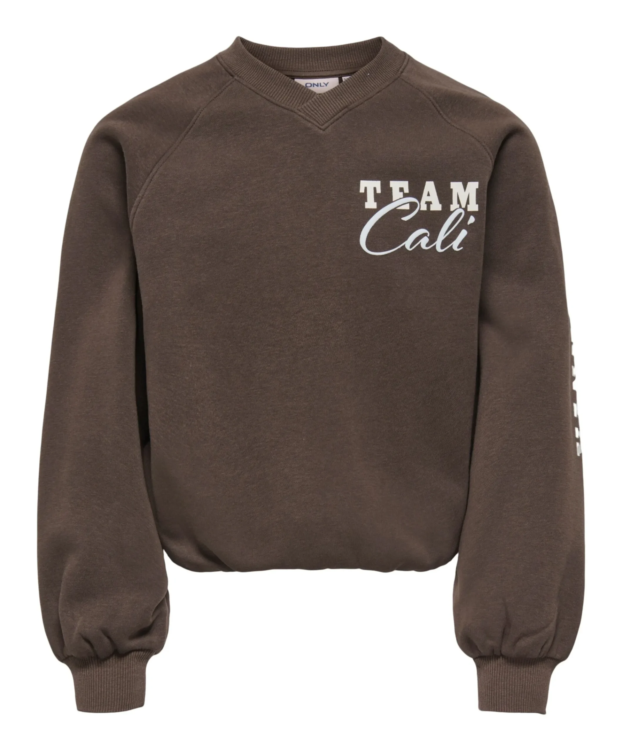Meisjes sweater bruin
