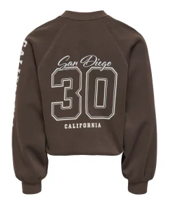 Meisjes sweater bruin