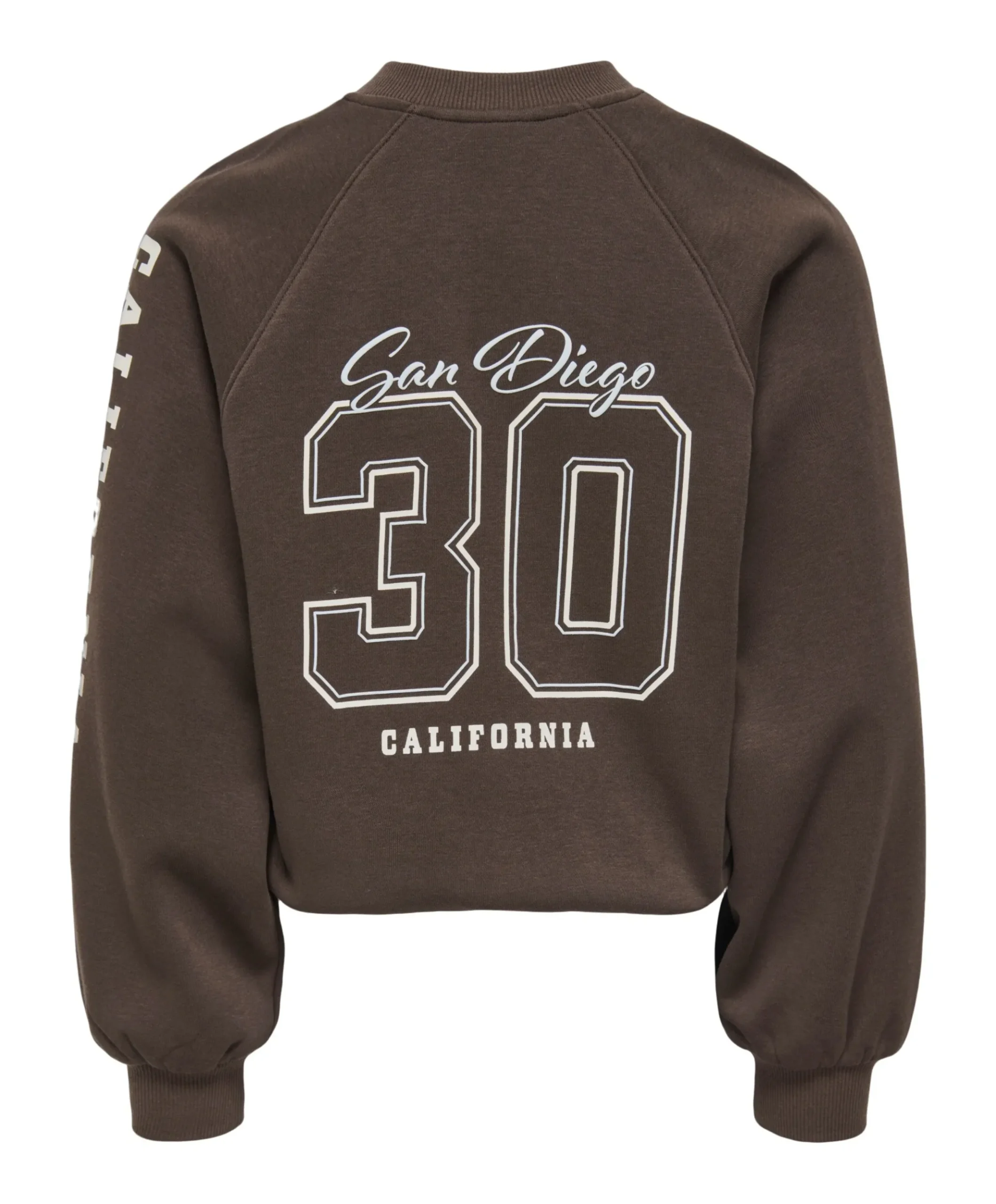 Meisjes sweater bruin