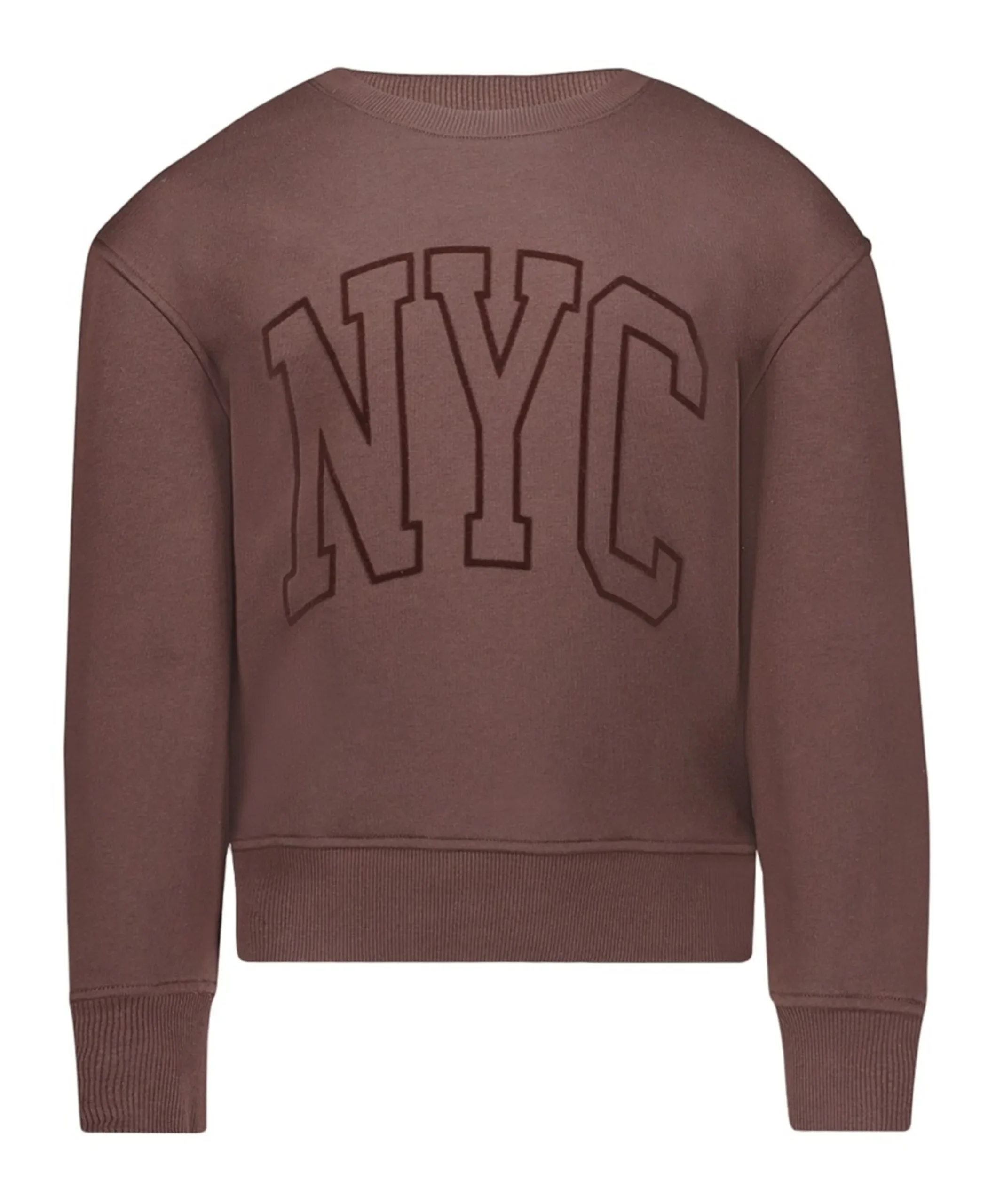 Meisjes sweater bruin