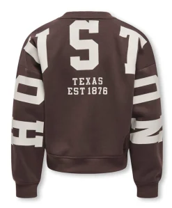 Meisjes sweater bruin