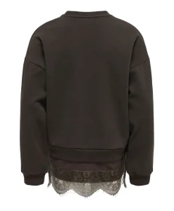 Meisjes sweater bruin