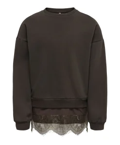 Meisjes sweater bruin