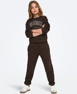 Meisjes sweater bruin