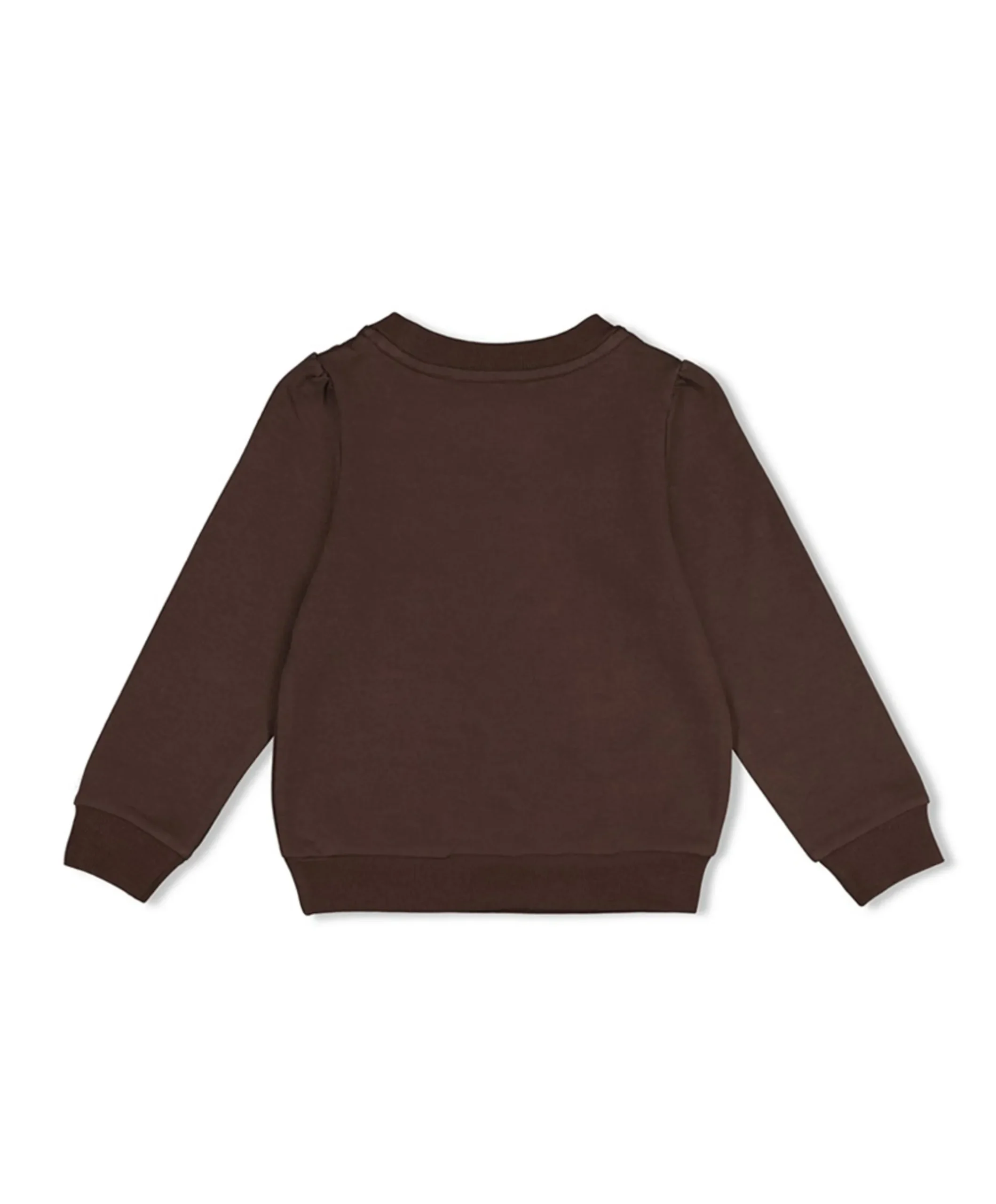 Meisjes sweater bruin