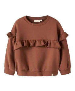Meisjes sweater bruin