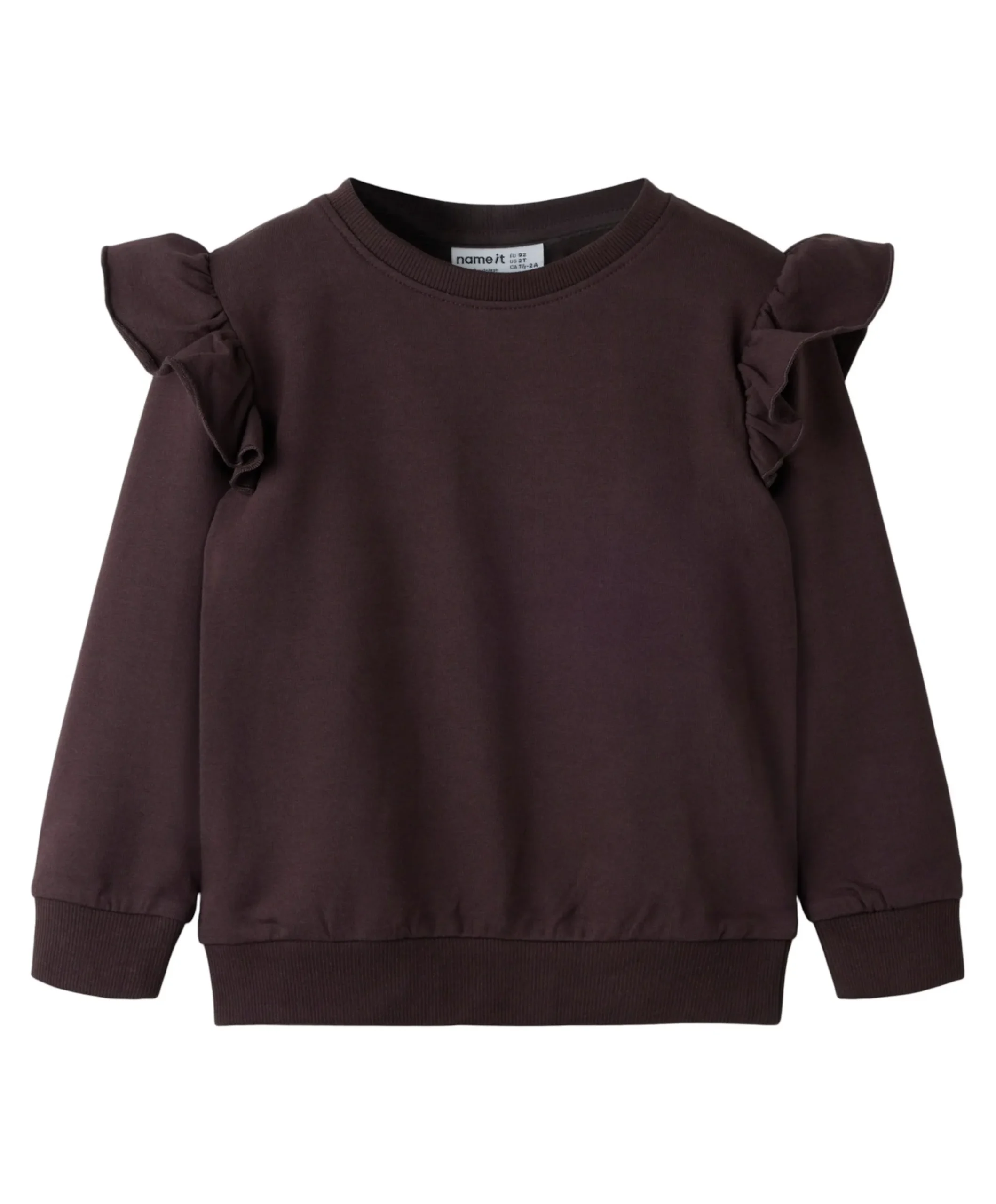 Meisjes sweater bruin