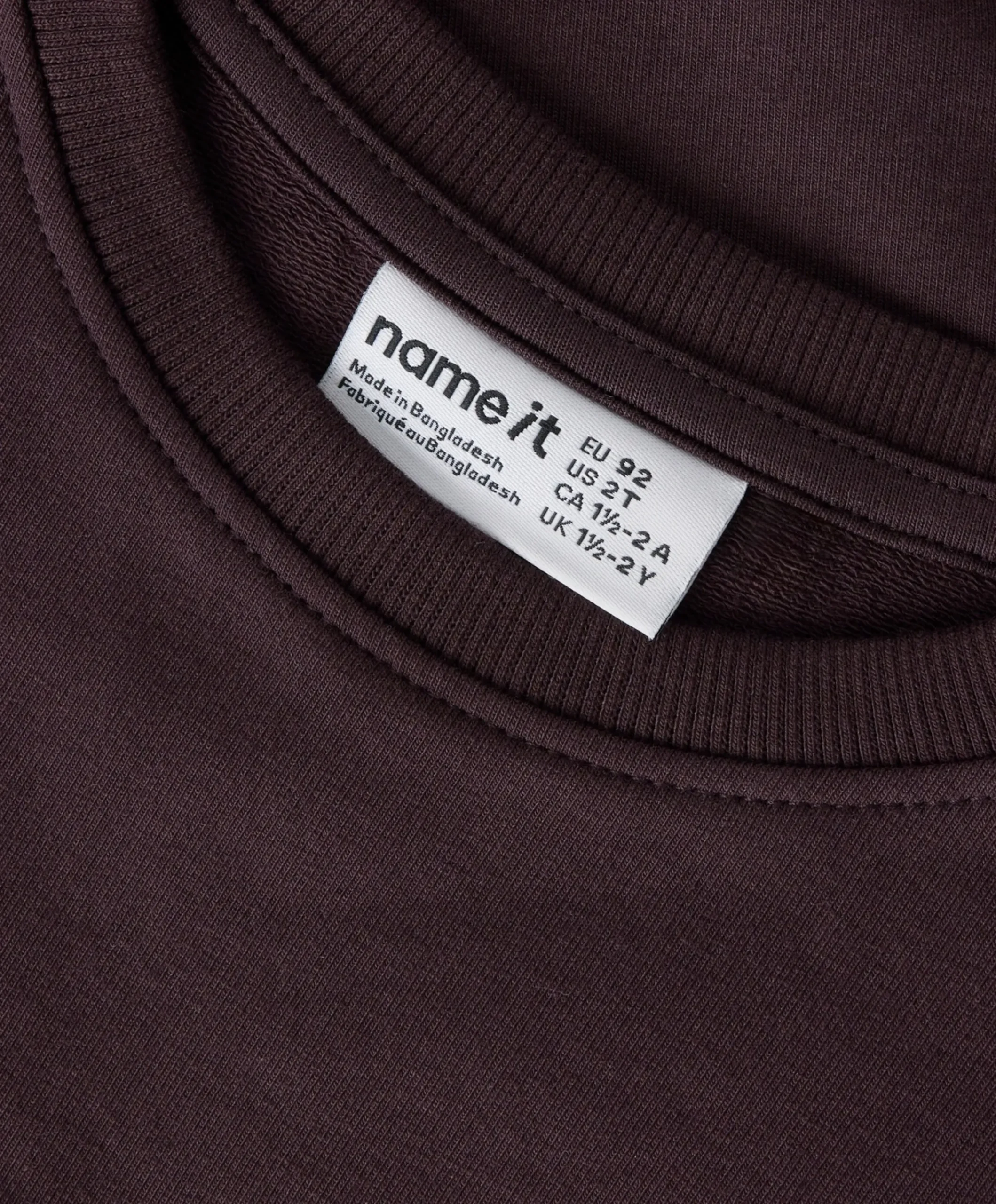 Meisjes sweater bruin