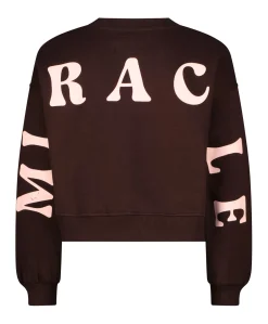 Meisjes sweater bruin