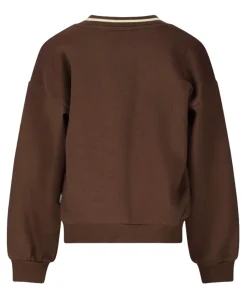 Meisjes sweater bruin