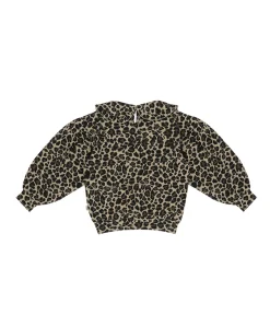 Meisjes sweater bruin